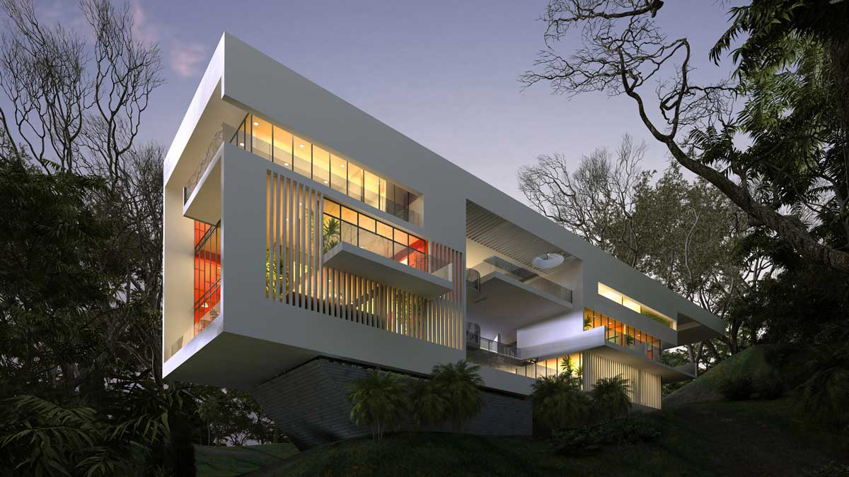 Dazzling Retreat Resort with the roof